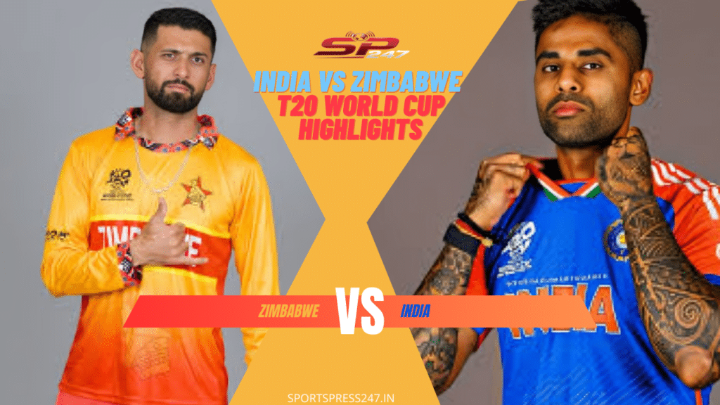 India vs Zimbabwe T20 World Cup Highlights