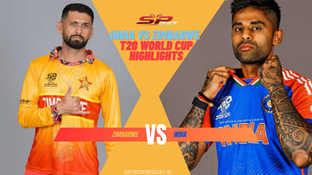 India vs Zimbabwe T20 World Cup Highlights: India Crush ZIM!