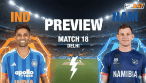 India national cricket team vs Namibia T20 World Cup 2026 match preview SP247