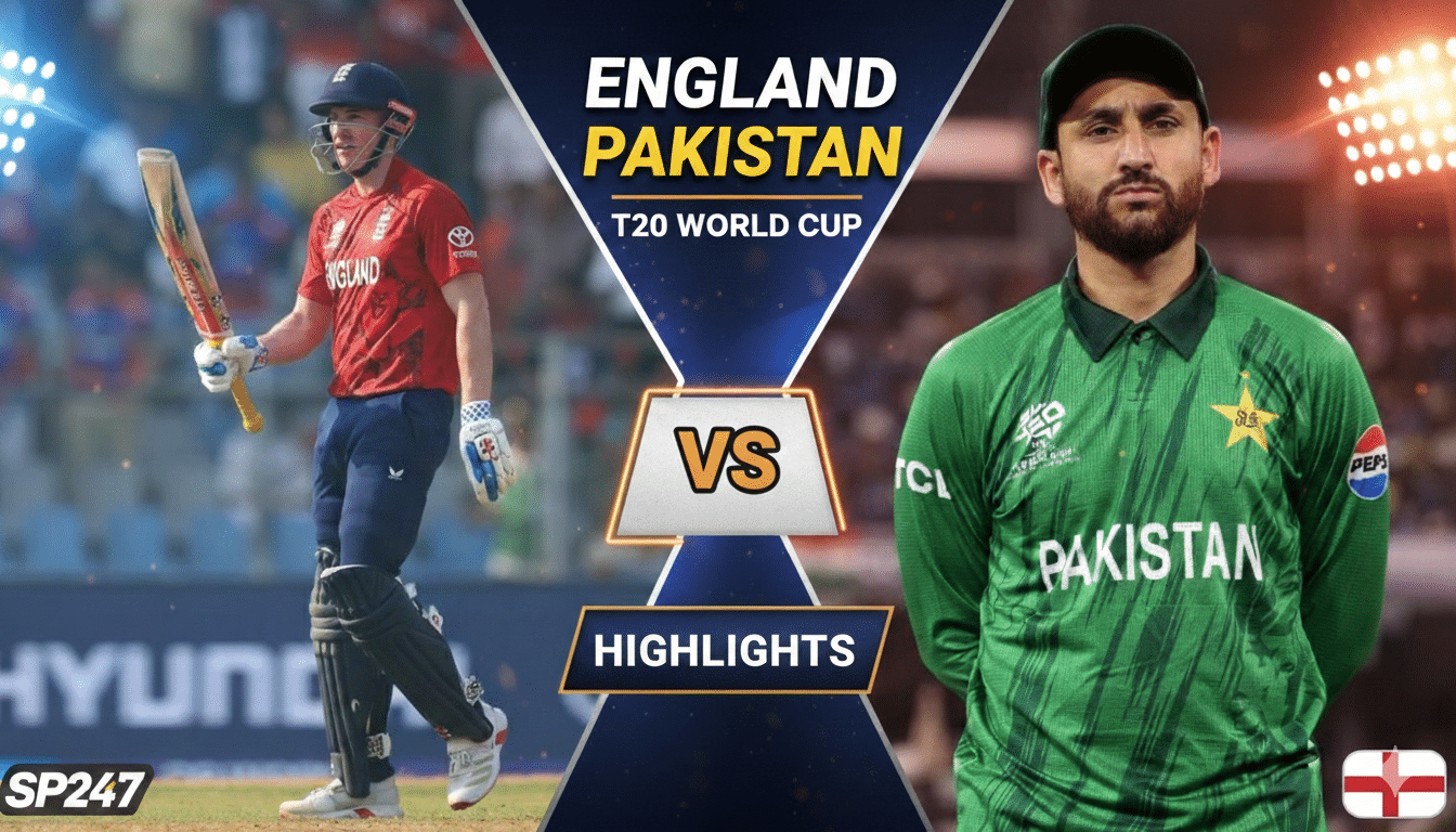 England vs Pakistan T20 World Cup: Brook’s Historic Ton!