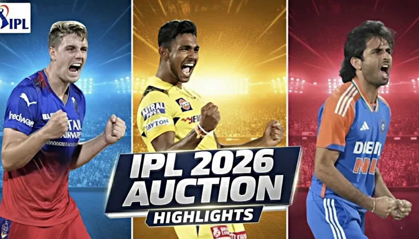 IPL 2026 Auction Highlights Sanju Samson Joins CSK Breaks Records Full Squad Analysis