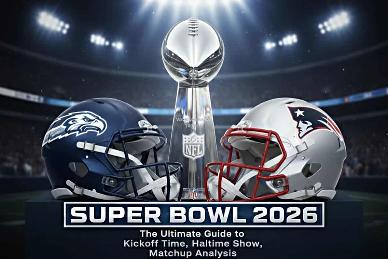 Super Bowl 2026: Kickoff Time, How to Watch & Halftime Show