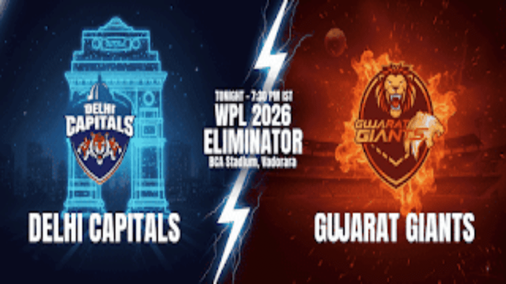 WPL 2026 Eliminator GG vs DC Match
