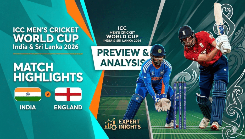 IND vs ENG T20 World Cup 2026 Semi-Final Highlights