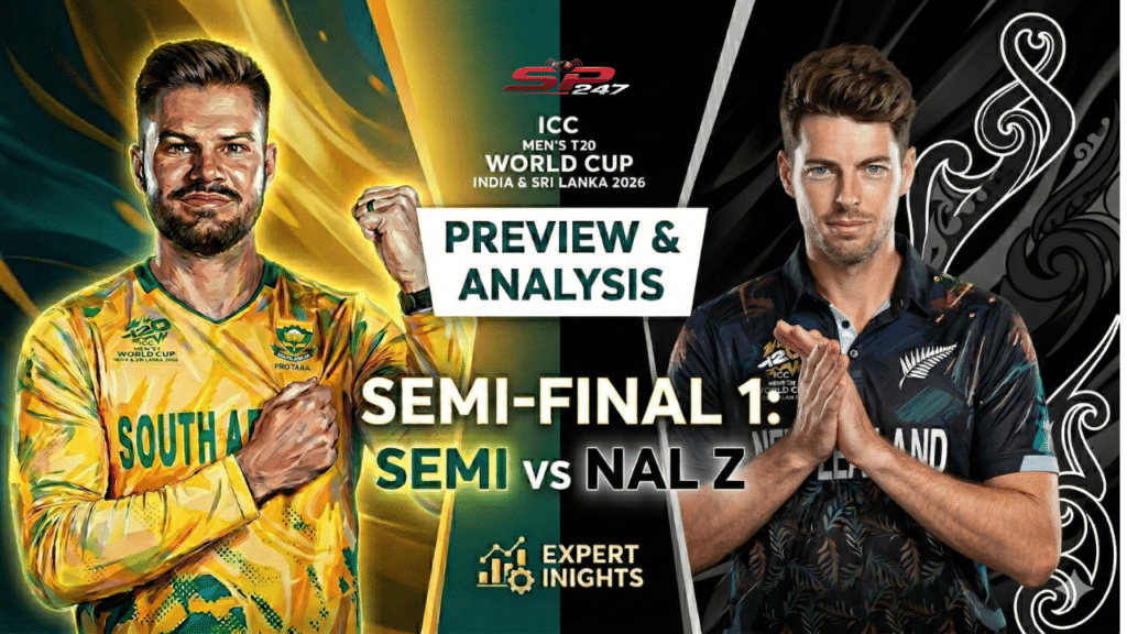 SA vs NZ Semi-Final 2026 - South Africa vs New Zealand Match Preview and Stats