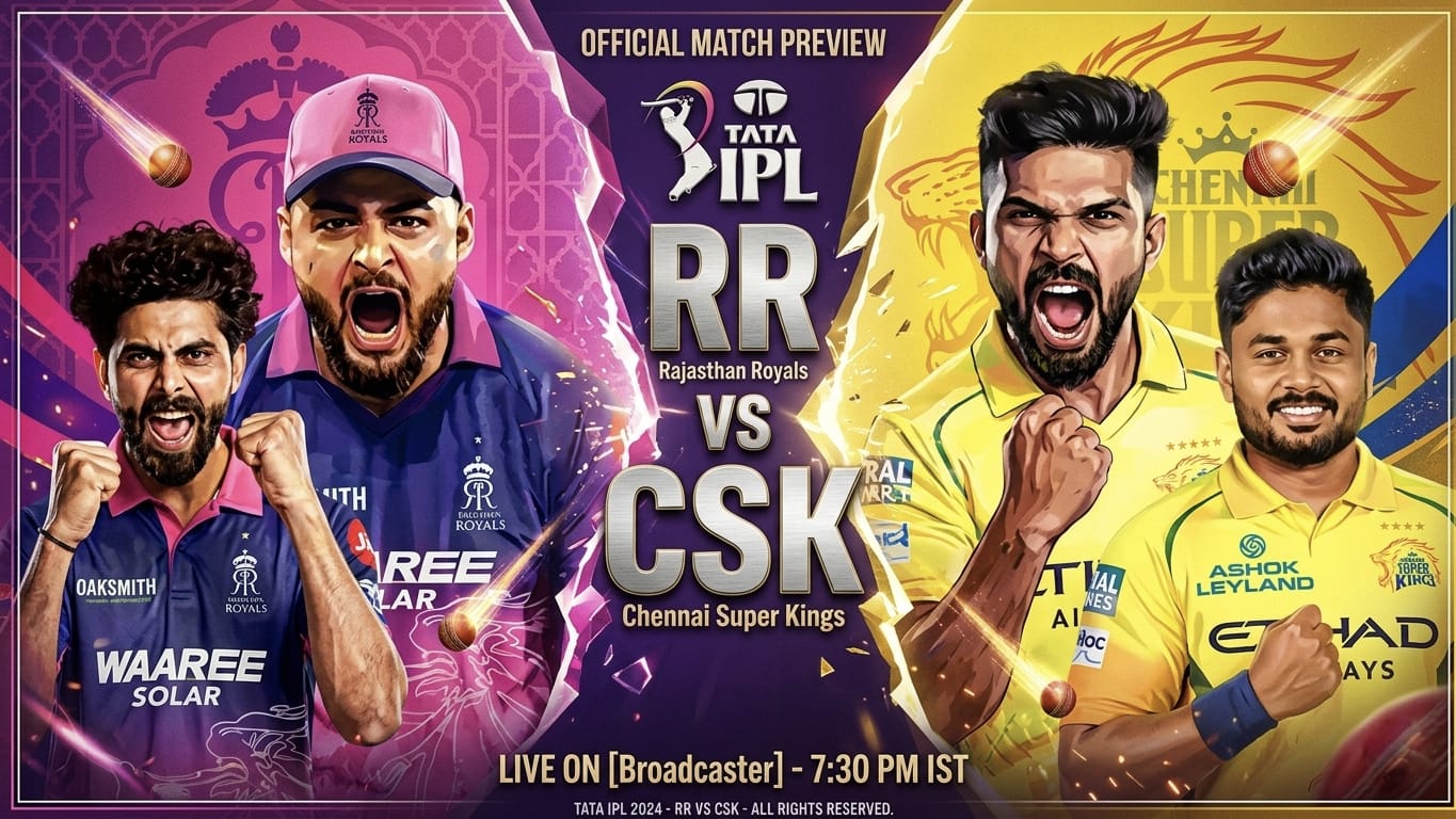 IPL 2026 RR vs CSK: A Sensational New Era for Parag’s Royals