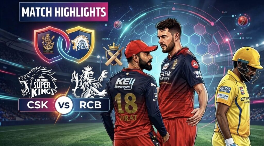 RCB vs CSK 2026: Tim David’s Brutal 70 Smashes Records!