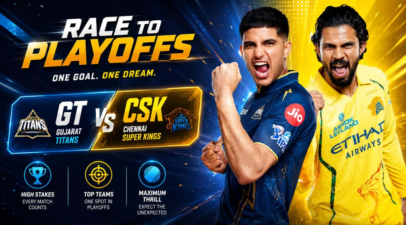 GT vs CSK 2026: Brave Sai Sudharsan 84 Powers Titans to 229