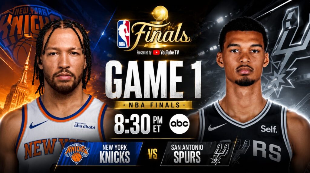Spurs vs Knicks NBA Finals Game 1 schedule and stats preview
